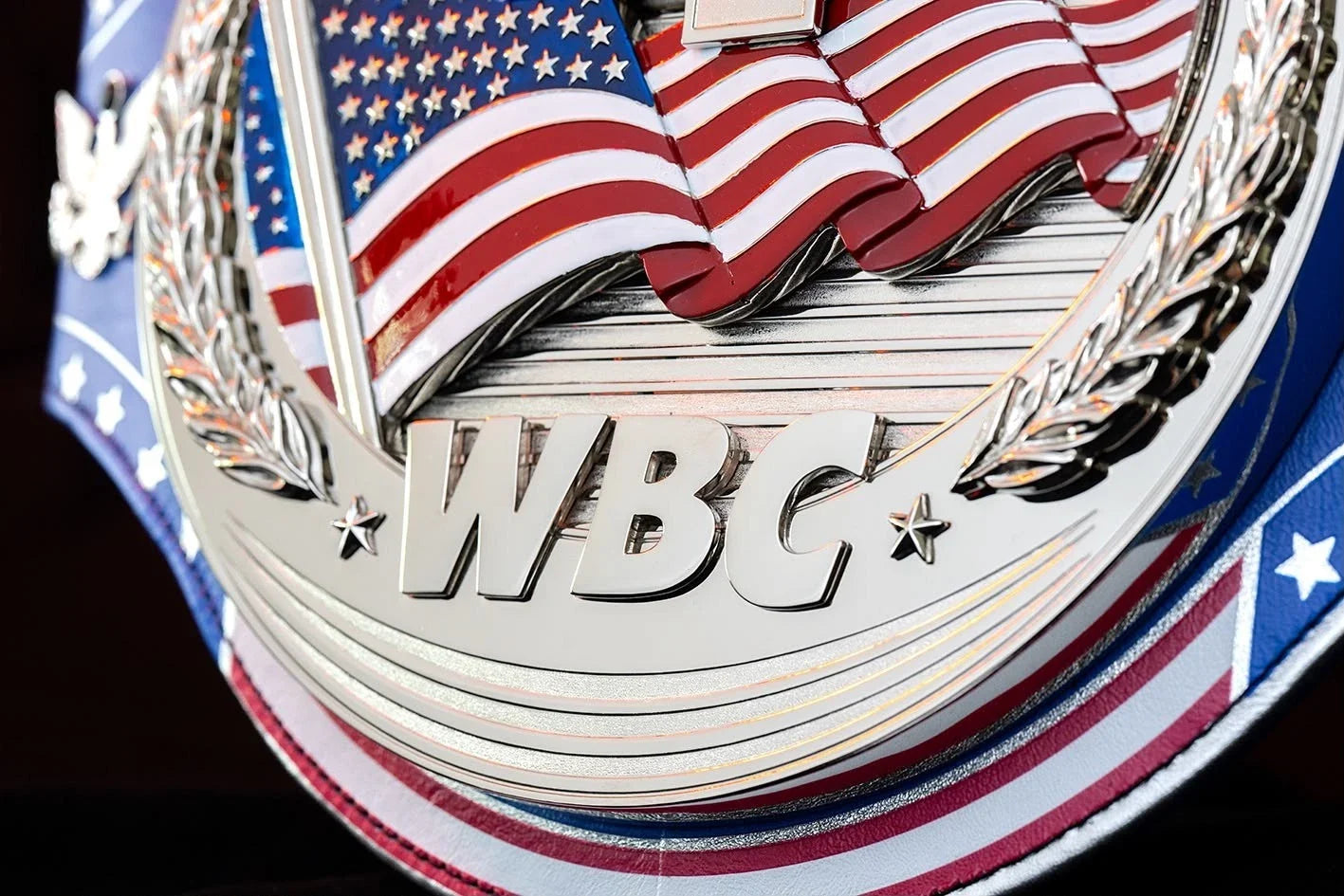 WBC July 4th Commemorative Championship Belt Replica – Premium Brass Boxing Title with Real Leather Strap