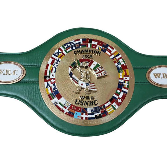 WBC USNBC Boxing Championship Title Belt