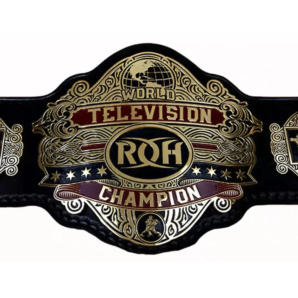World Television Heavyweight ROH Championship Replica title Belt
