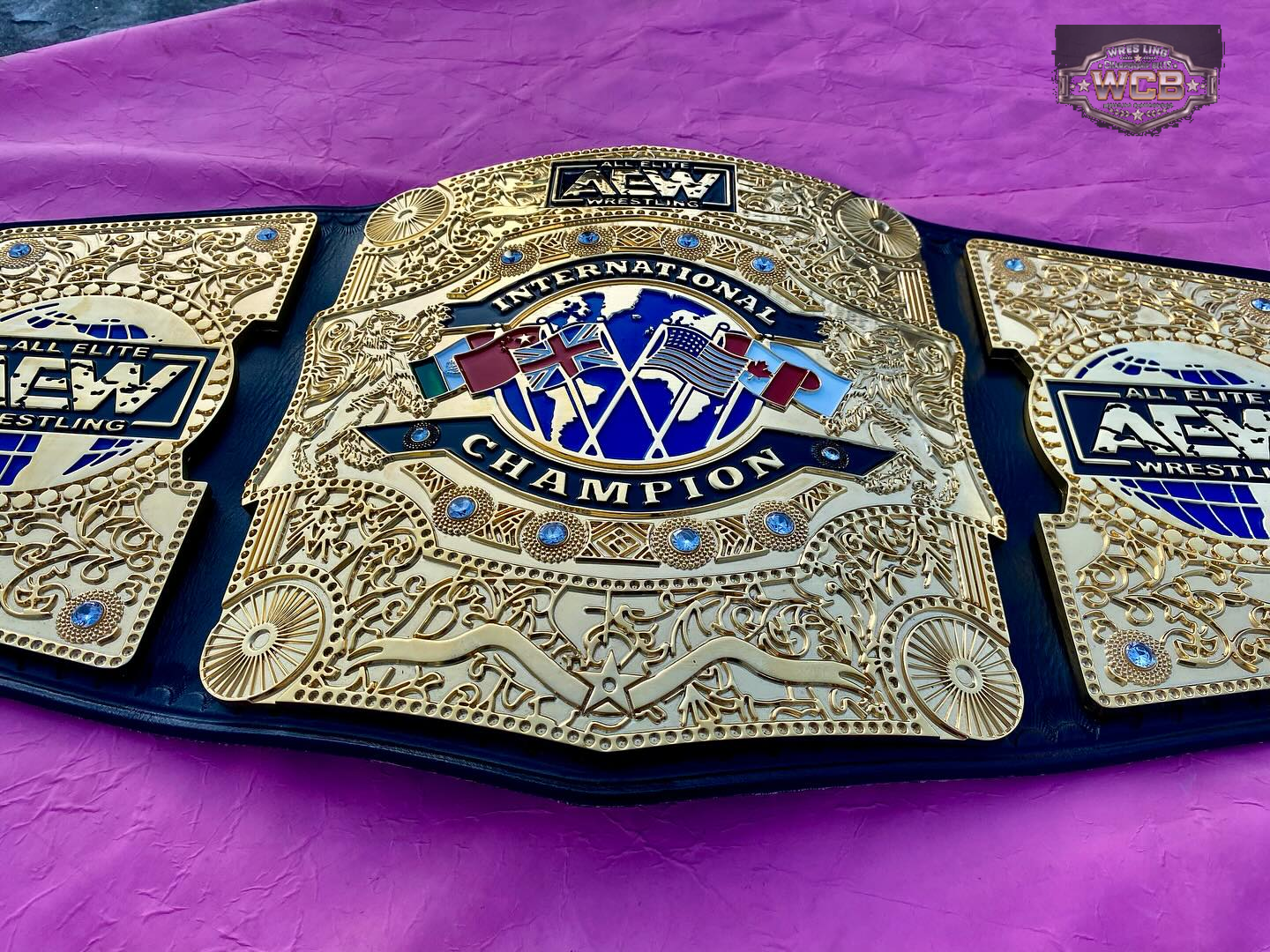 AEW International Championship Belt – Premium CNC Edition