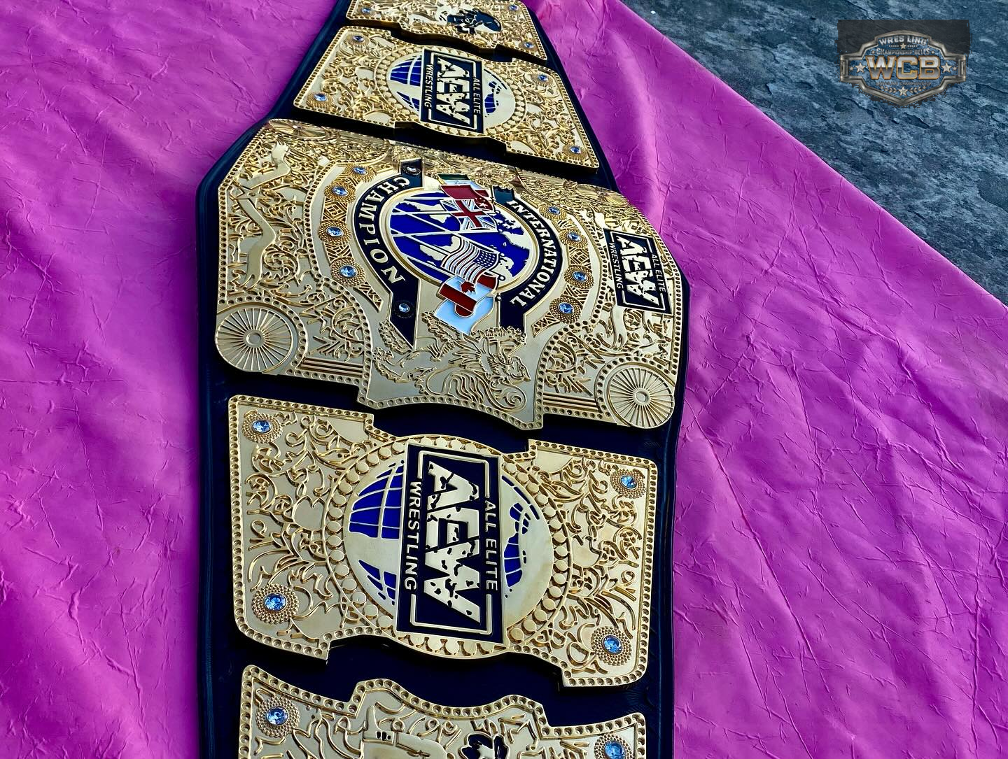AEW International Championship Belt – Premium CNC Edition