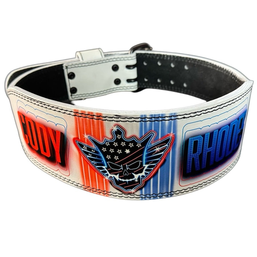 Cody Rhodes American Nightmare Neon Weightlifting Belt