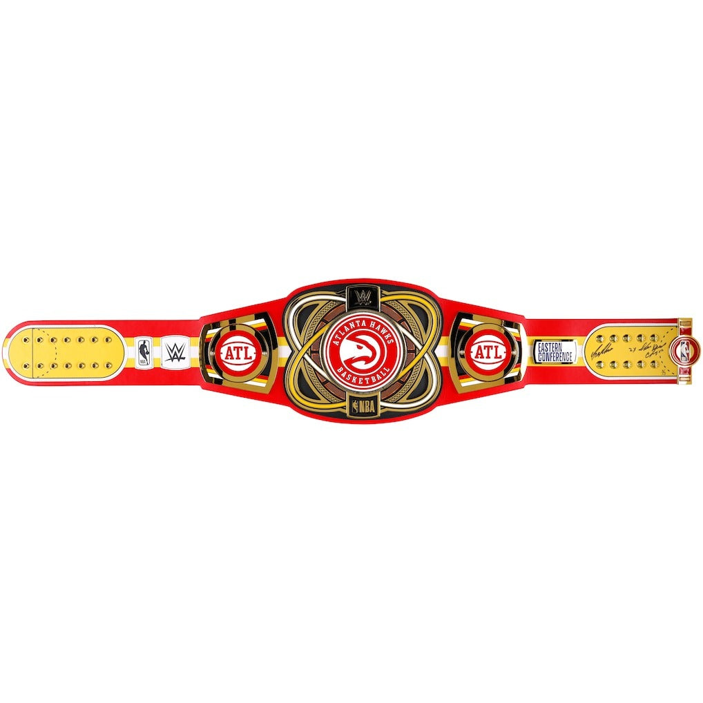 Dominique Wilkins Atlanta Hawks Autographed WWE Legacy Title Belt