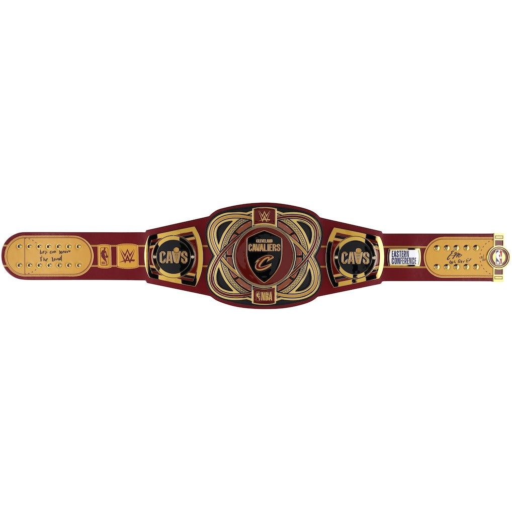 Evan Mobley Cleveland Cavaliers Autographed WWE Legacy Title Belt