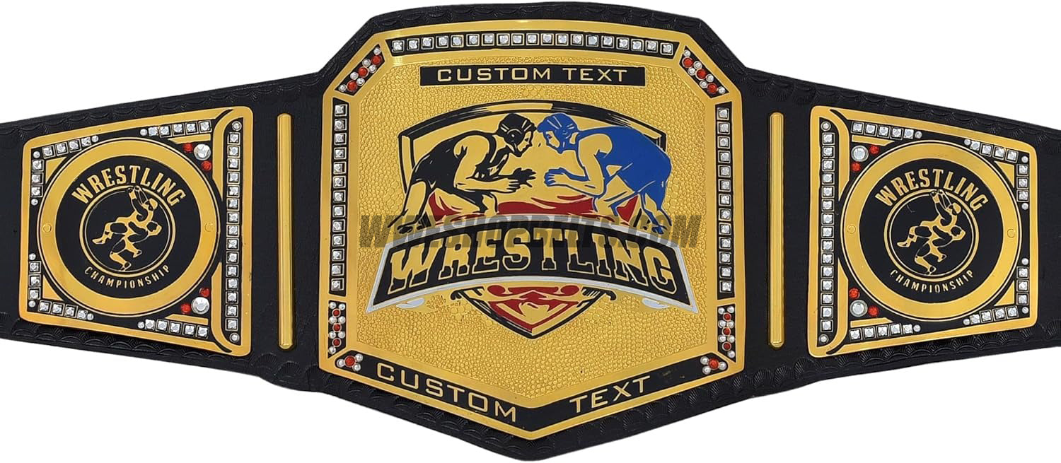 Custom Belts, Add Your Name Plate on Customizable Championship Belts for Halloween, Christmas, Valentine's, Skull Bone (Halloween)