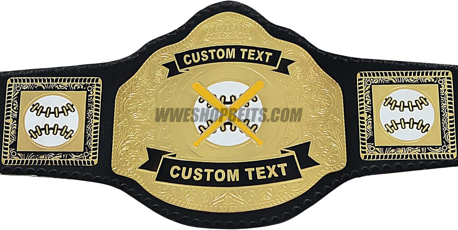 Custom Belts, Add Your Name Plate on Customizable Championship Belts for Halloween, Christmas, Valentine's, Skull Bone (Halloween)