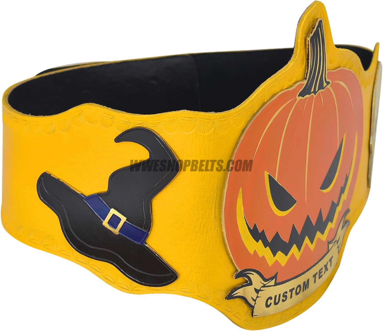 Custom Belts, Add Your Name Plate on Customizable Championship Belts for Halloween, Christmas, Valentine's, Skull Bone (Halloween)