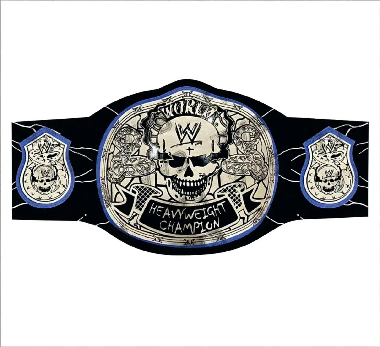 Custom New Stone Cold Limited Edition Smoking Skull Championship Wrestling Title Belt