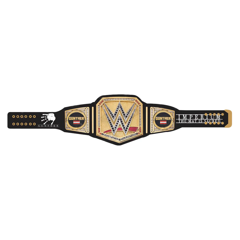 Gunther The Ring General Signature Series Belt (Black Strap)