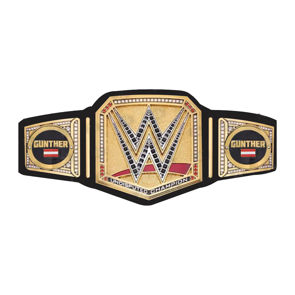 Gunther The Ring General Signature Series Belt (Black Strap)
