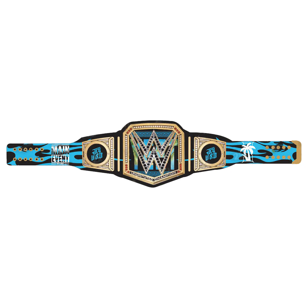 Jey Uso YEET Blue Lining Belt – Signature Series Championship Replica