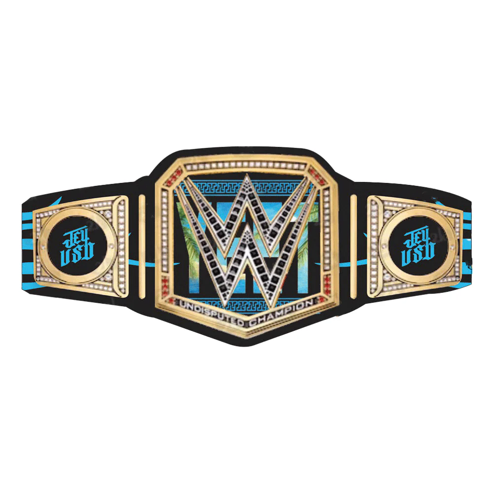 Jey Uso YEET Blue Lining Belt – Signature Series Championship Replica