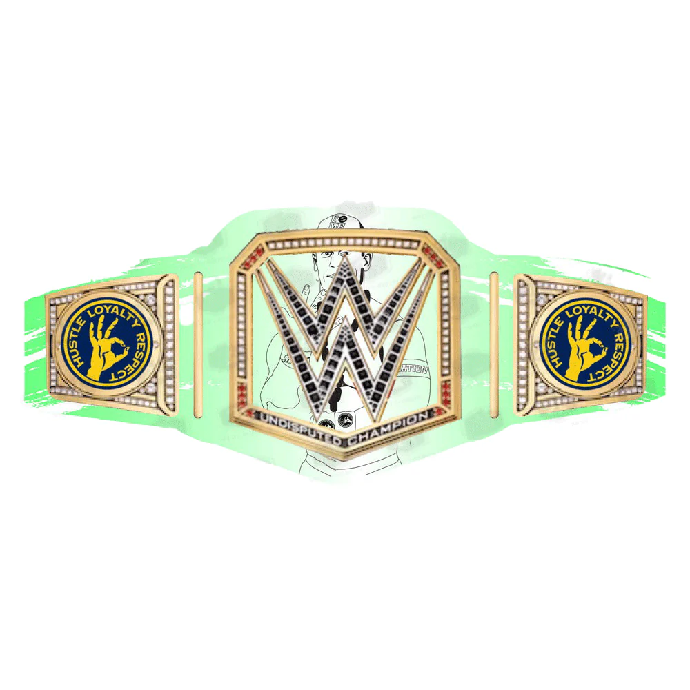 John Cena U Can’t See Me Green Strap Belt – Signature Series Replica