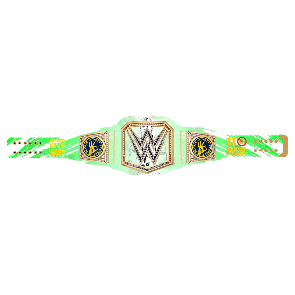 John Cena U Can’t See Me Green Strap Belt – Signature Series Replica