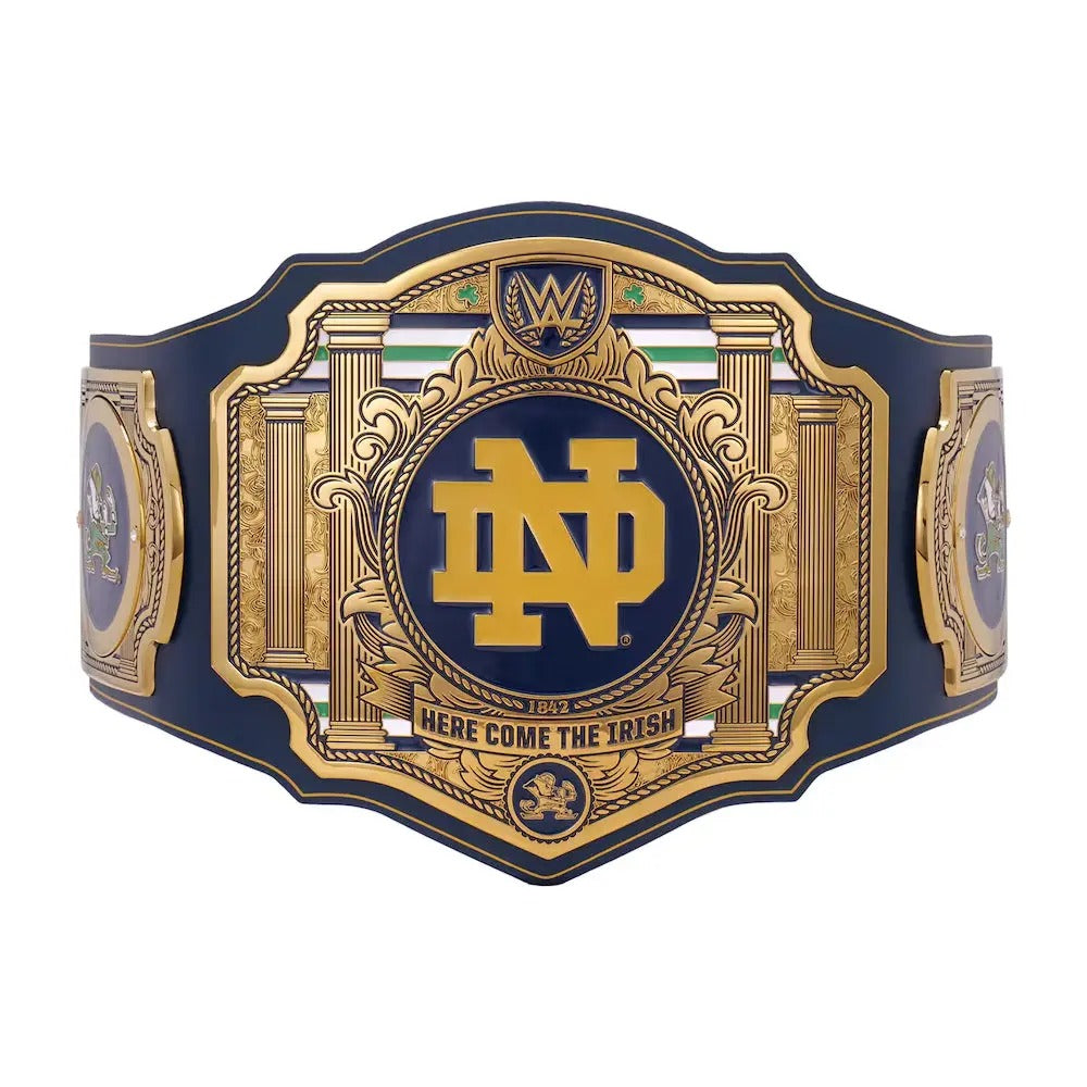 Notre Dame Fighting Irish WWE Legacy Title Belt