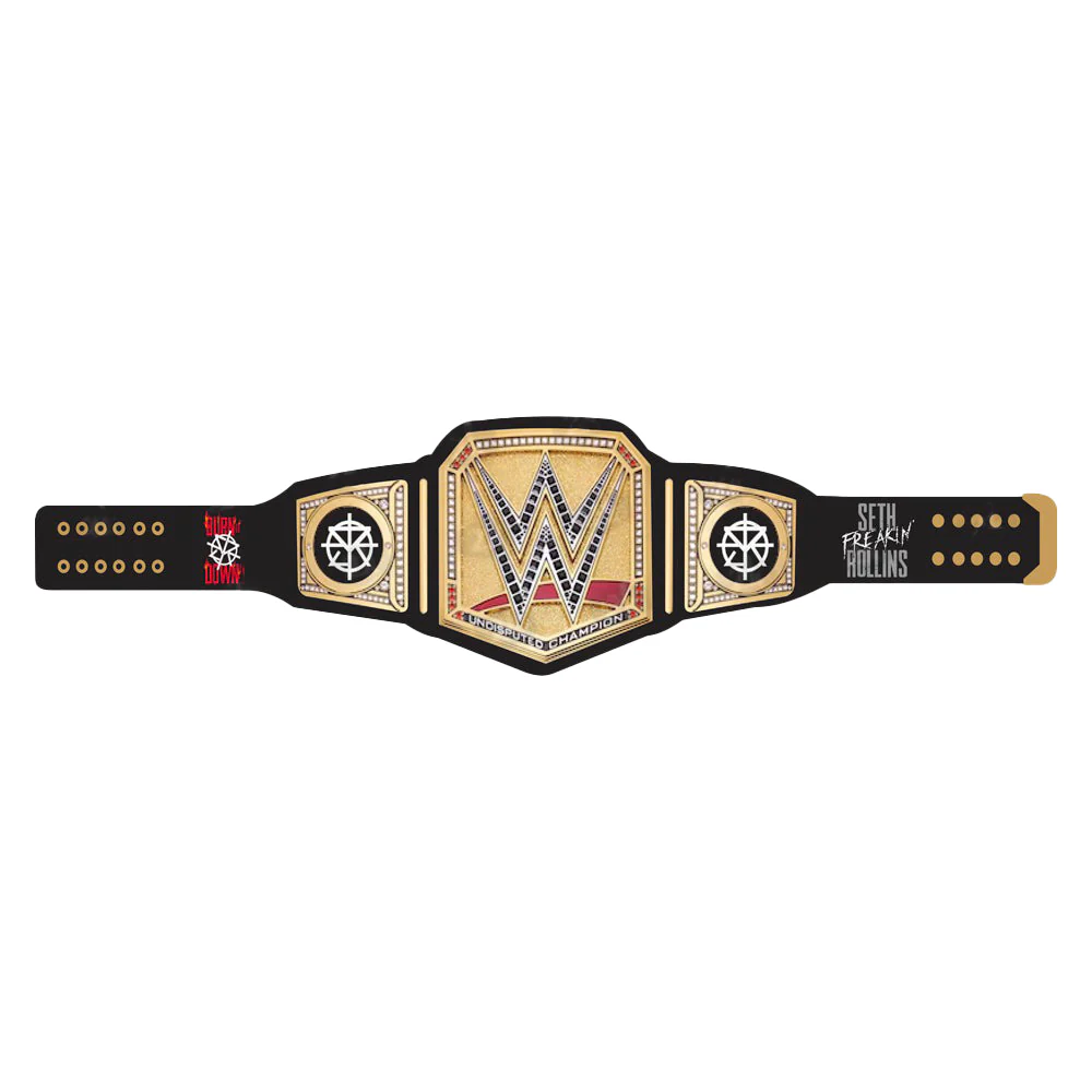 Seth Freakin' Rollins Burn it Down Signature Series Belt (Black Strap)