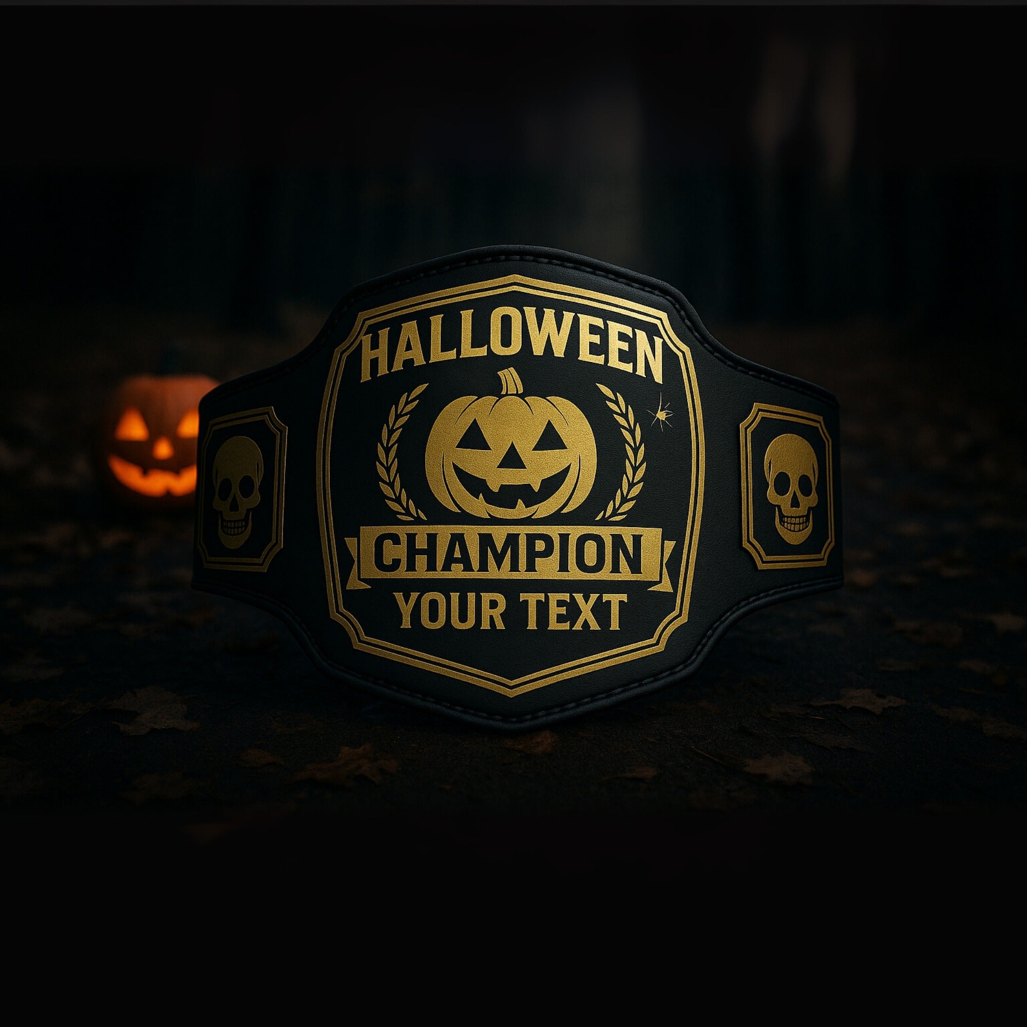 Premium Halloween Custom Title Wrestling Belt