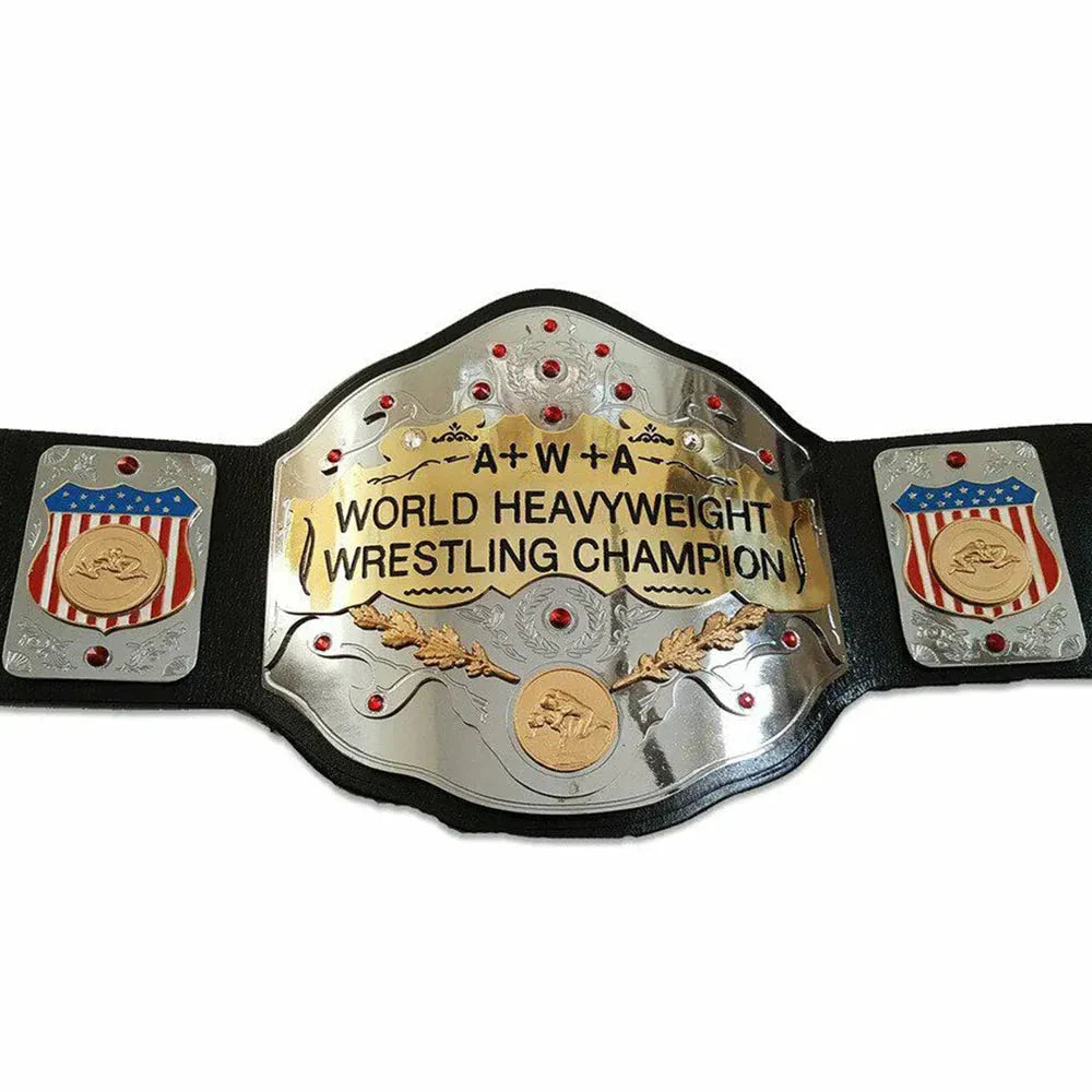 A+W+A World Heavyweight Championship belt ChampionshipBeltUS