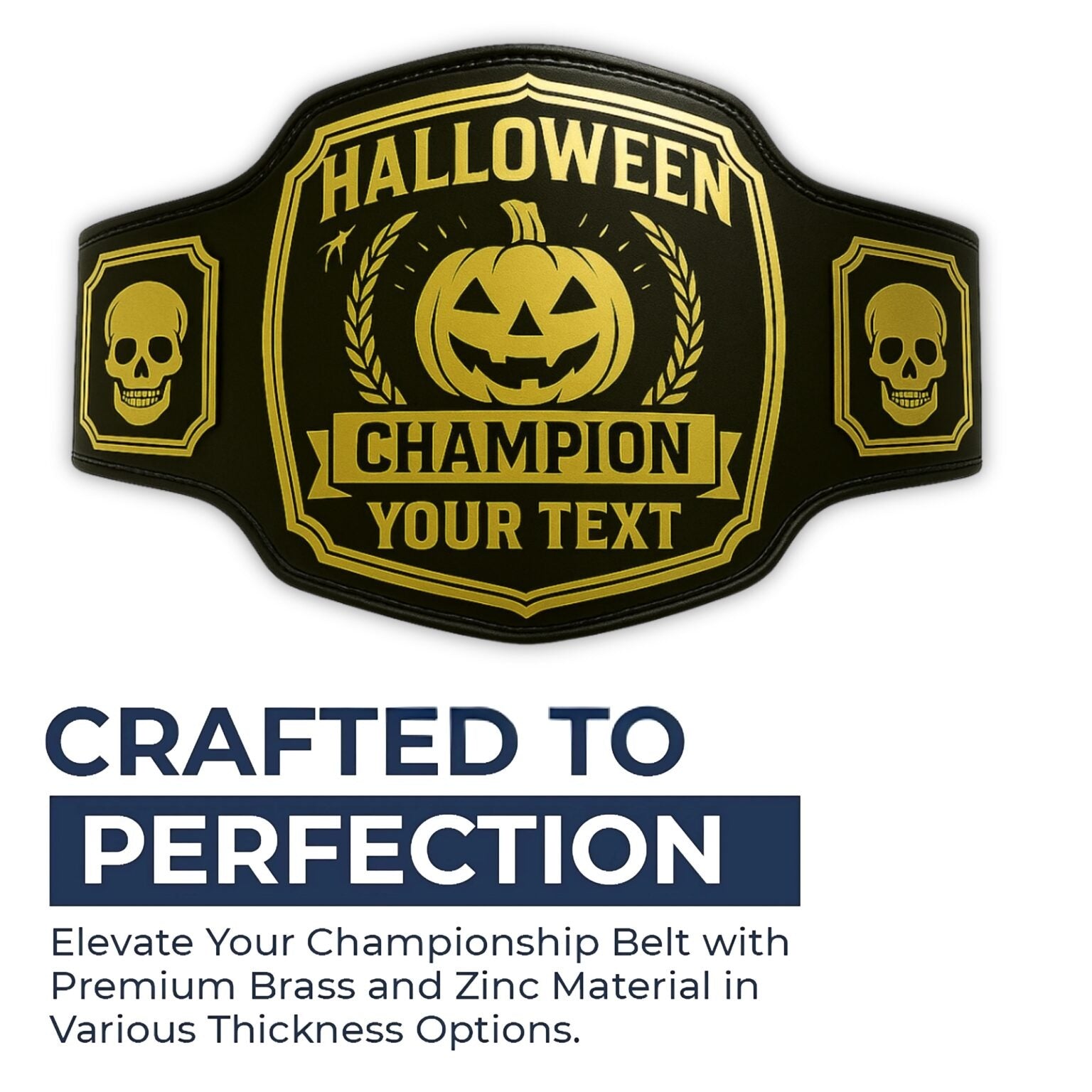 Premium Halloween Custom Title Wrestling Belt