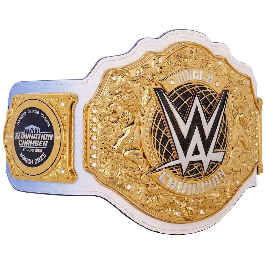WWE Championship Belt Elimination Chamber 2025 Replica Title Belt ChampionshipBeltUS