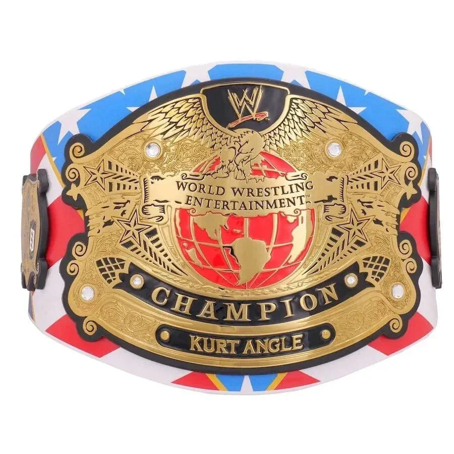 Kurt Angle Signature Series Wrestling Championship Replica Title Belt ChampionshipBeltUS