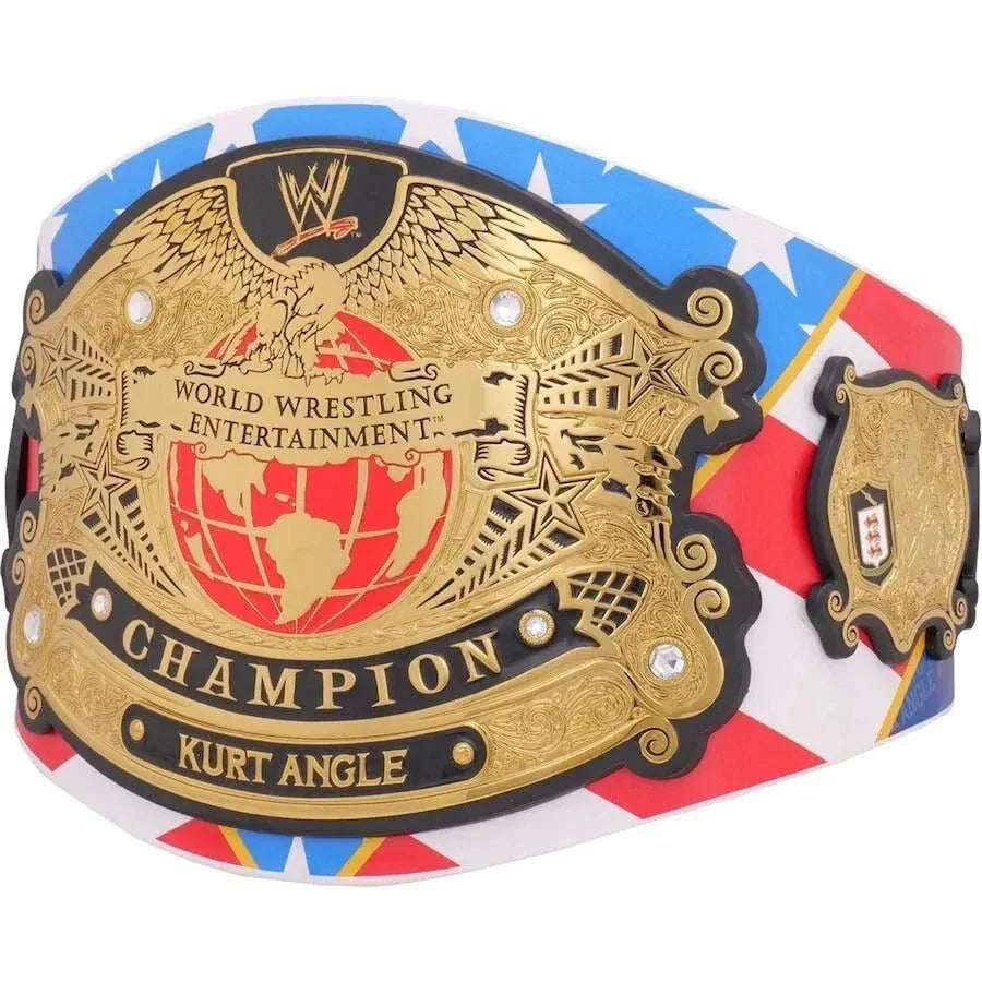 Kurt Angle Signature Series Wrestling Championship Replica Title Belt ChampionshipBeltUS