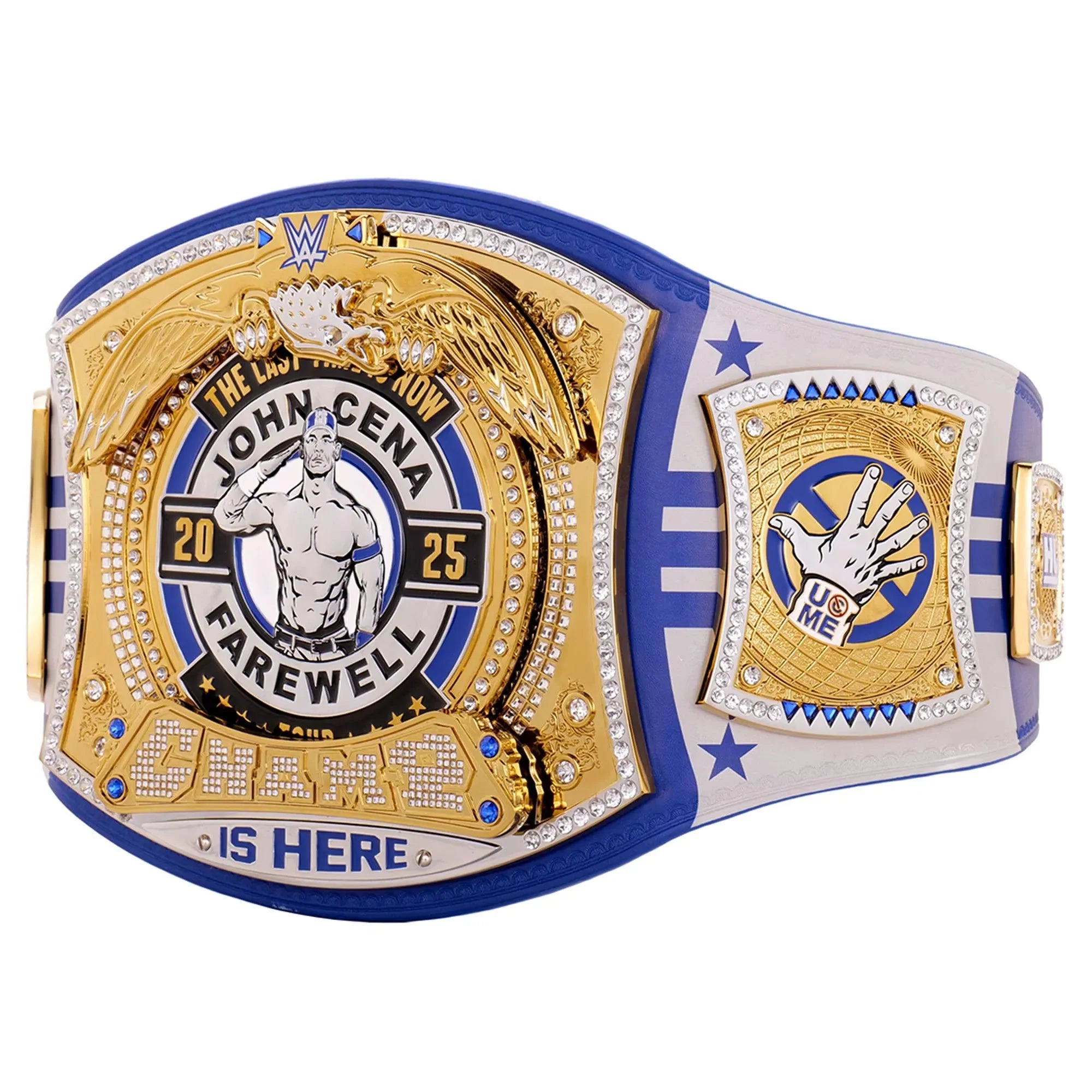 John Cena Farewell Tour 2025 Knoxville Spinner Championship Replica Title Belt (Copy) ChampionshipBeltUS