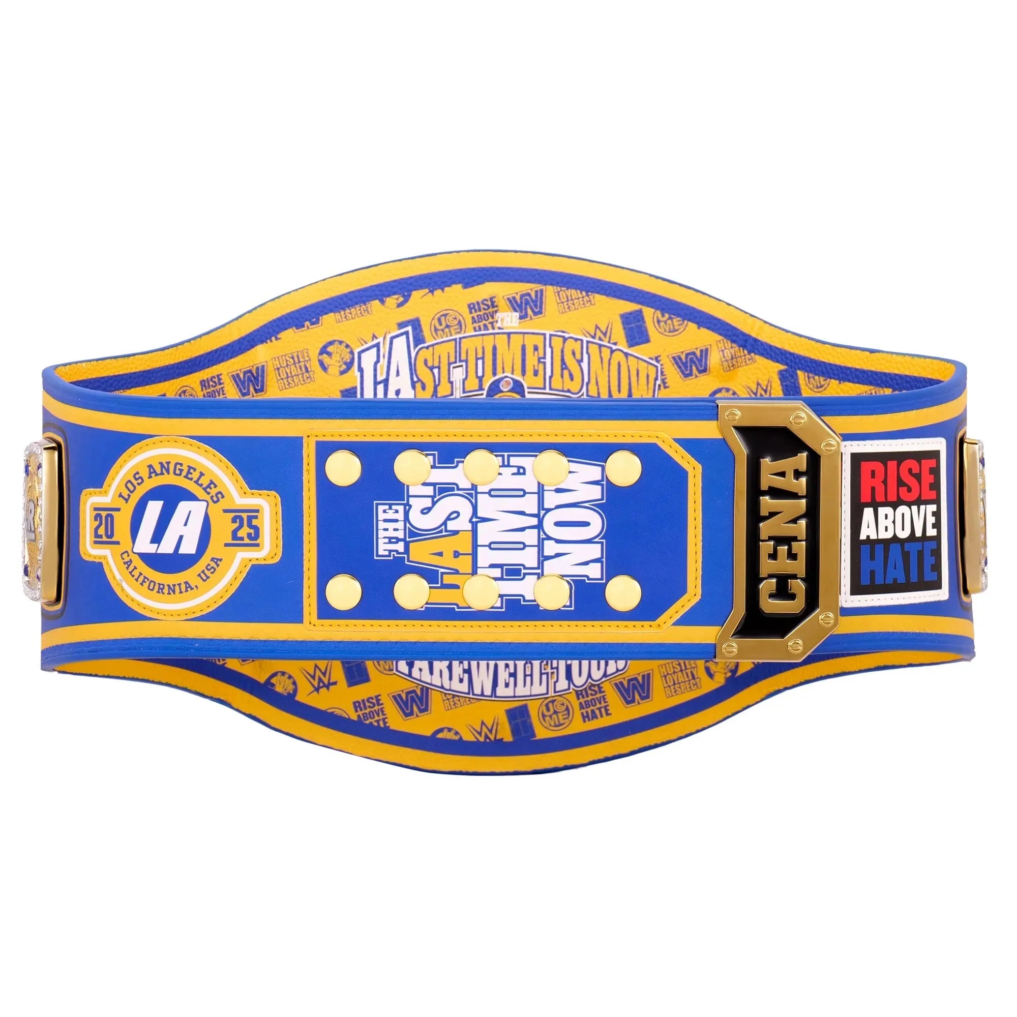 John Cena Farewell Tour 2025 Money In The Bank Los Angeles Spinner Championship Replica Title Belt (Copy) ChampionshipBeltUS