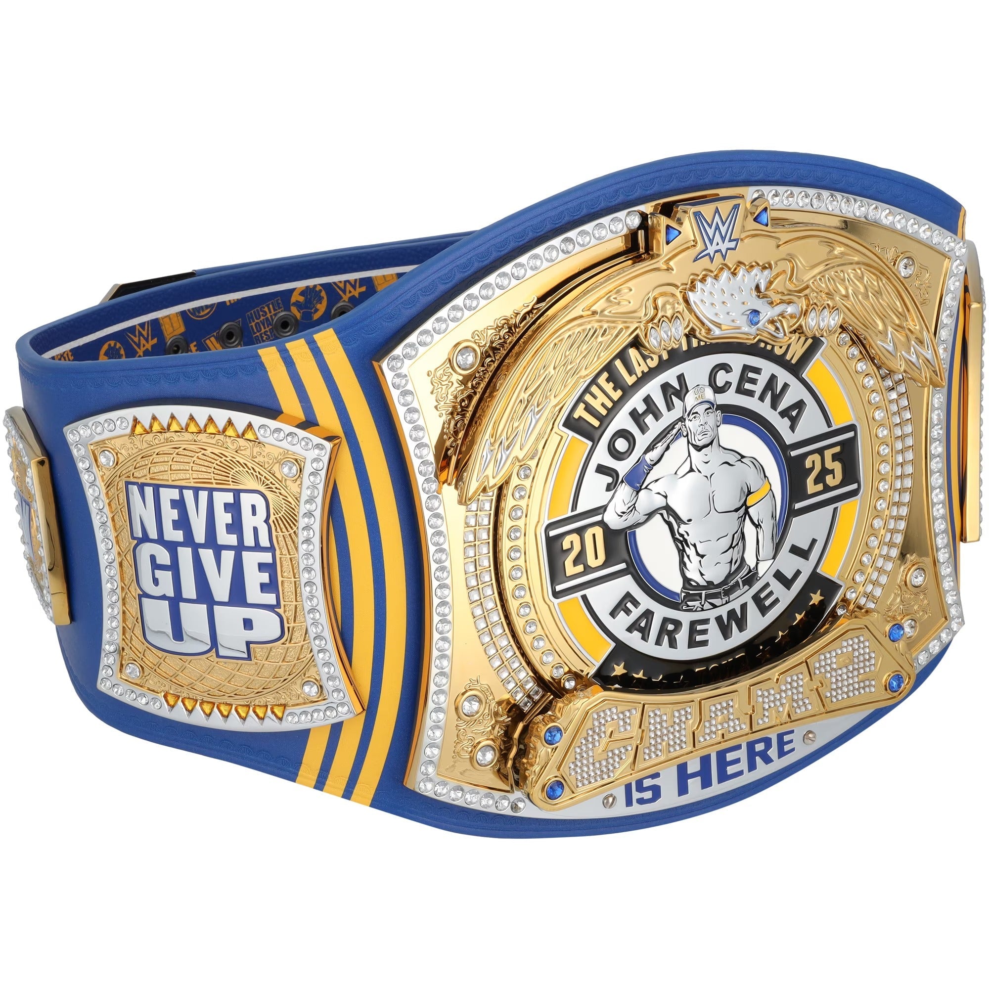 John Cena WWE Autographed Farewell Tour 2025 St. Louis Replica Title Belt - Limited Edition of 25