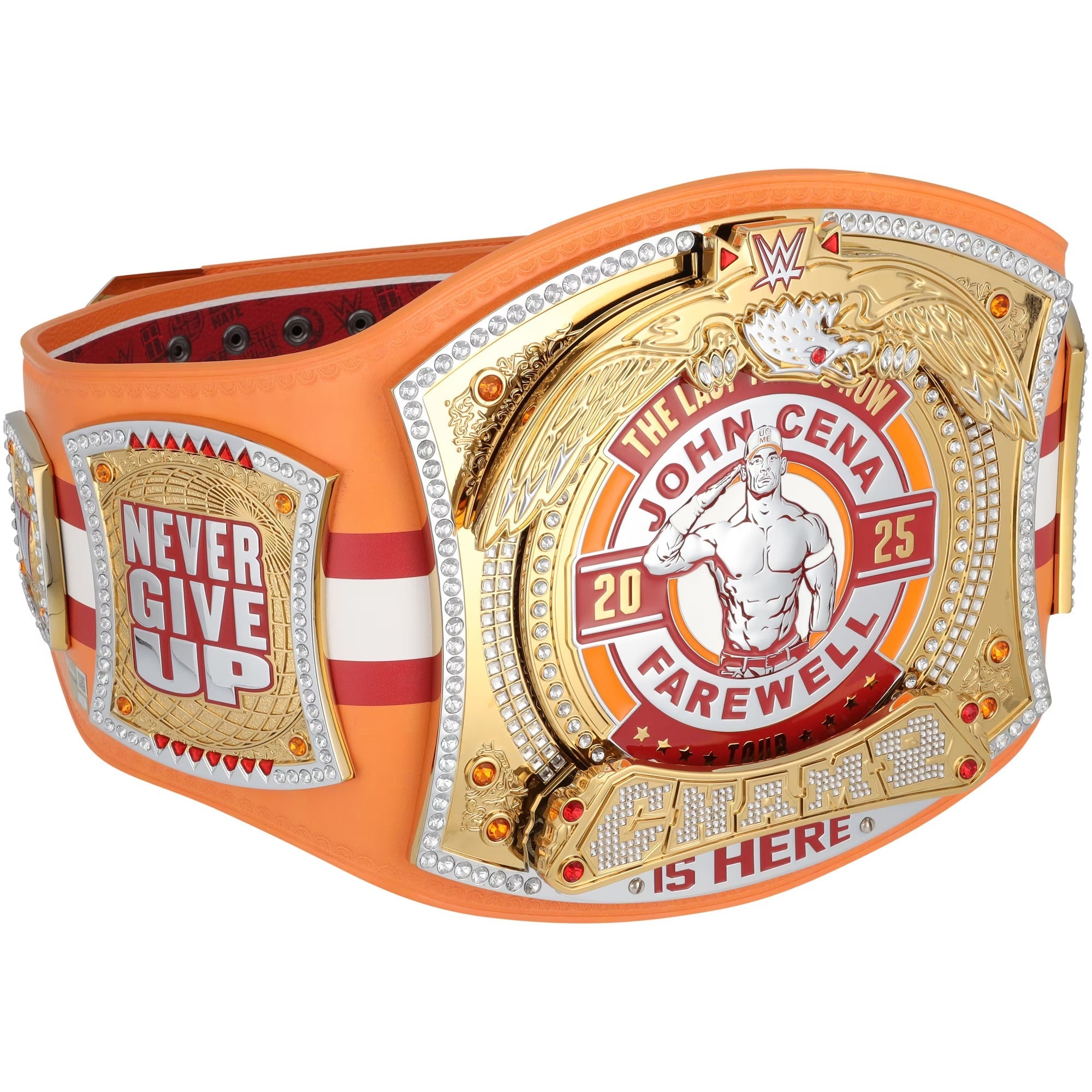 John Cena WWE Autographed Farewell Tour 2025 Tampa Replica Title Belt - Limited Edition of 50