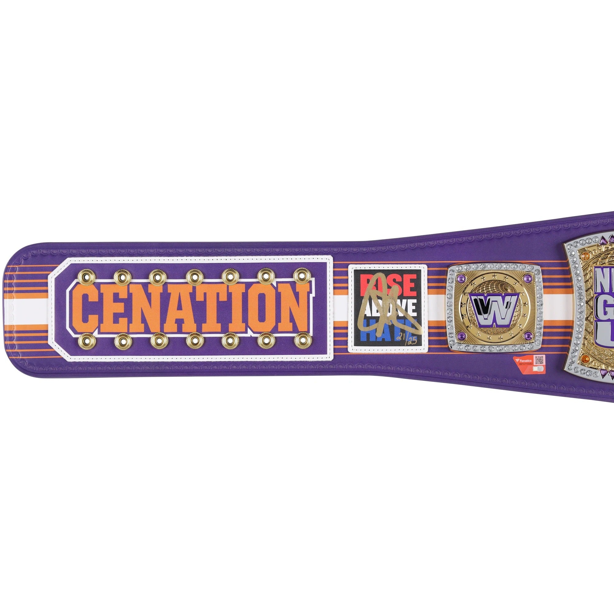 John Cena WWE Autographed Farewell Tour 2025 Phoenix Replica Title Belt - Limited Edition of 25John Cena WWE Autographed Farewell Tour 2025 Phoenix Replica Title Belt - Limited Edition of 25