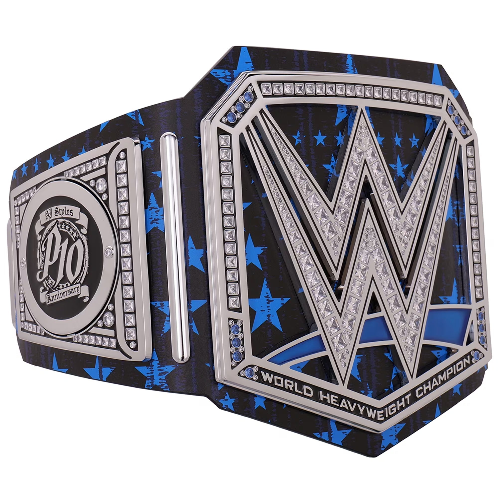 AJ Styles 10th Anniversary Signatures Series Championship Replica Title Belt