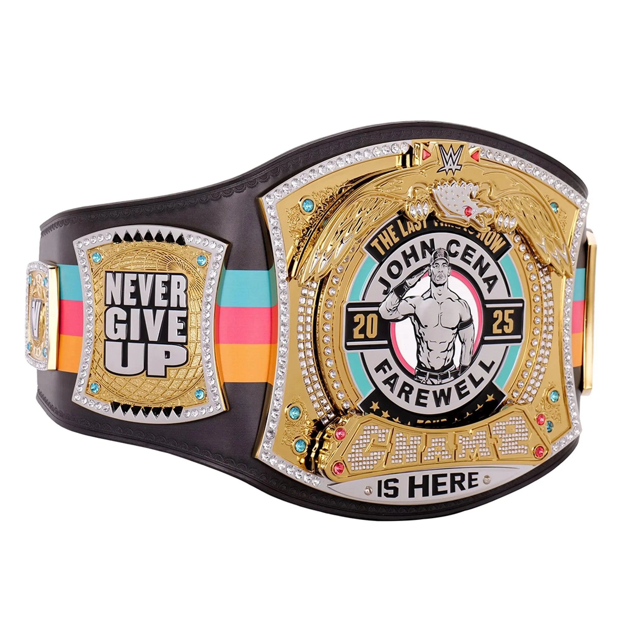 John Cena Farewell Tour 2025 San Antonio Spinner Championship Replica Title Belt ChampionshipBeltUS