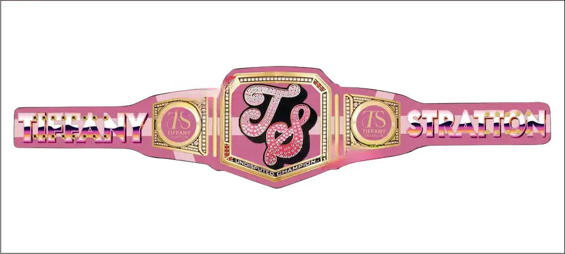 Tiffany Stratton Custom Universal World Heavyweight Championship Belt ChampionshipBeltUS