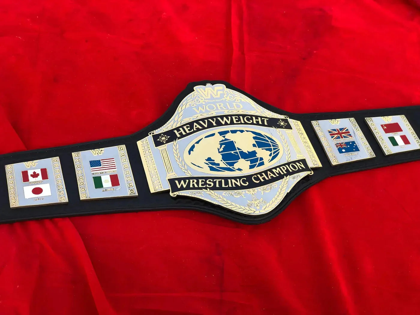WWF HULK HOGAN 86 Brass Championship Title Belt ChampionshipBeltUS