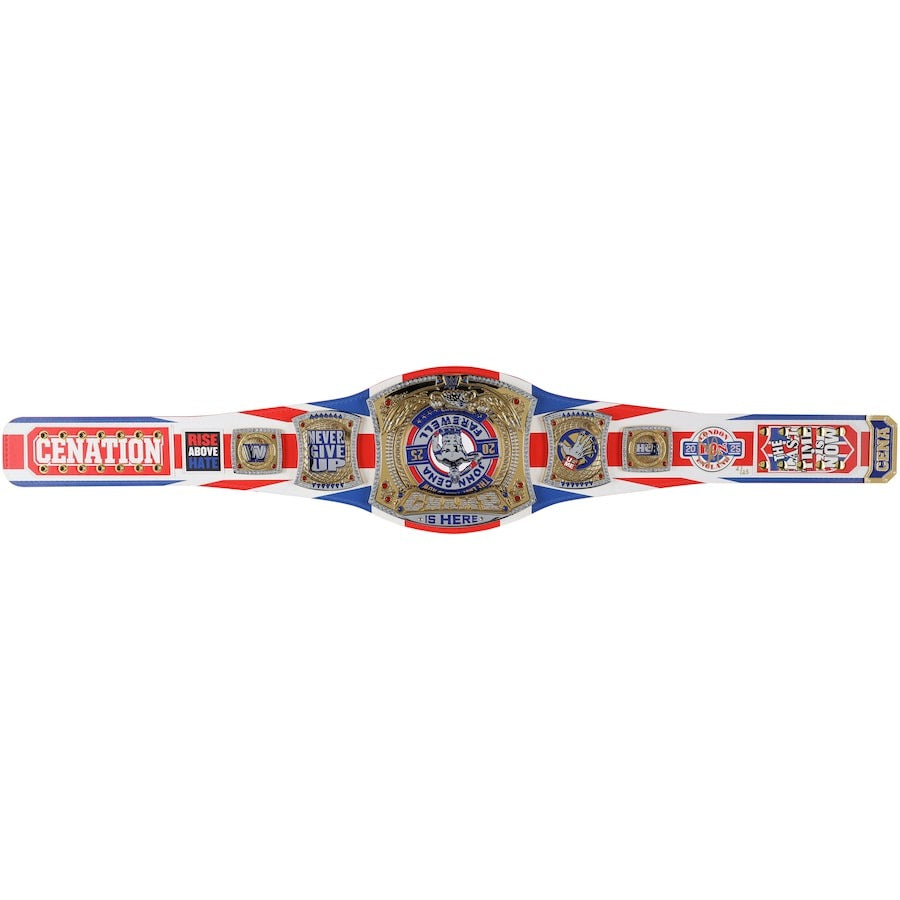 John Cena WWE Autographed 2025 Farewell Tour London Replica Title Belt - Limited Edition of 25