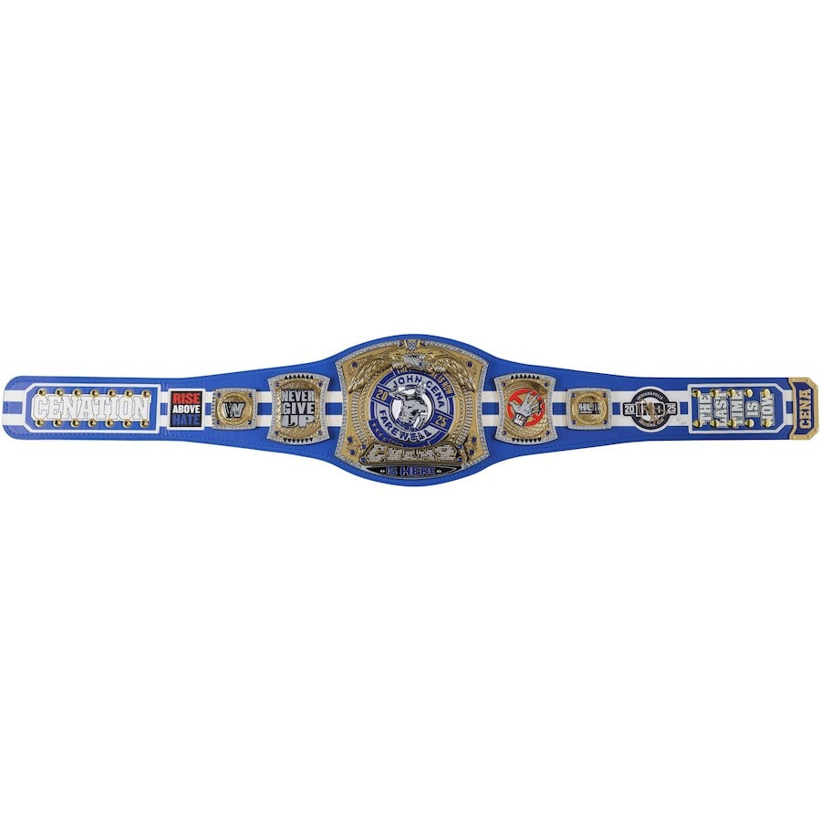 John Cena WWE Autographed 2025 Farewell Tour Indianapolis Replica Title Belt - Limited Edition of 25