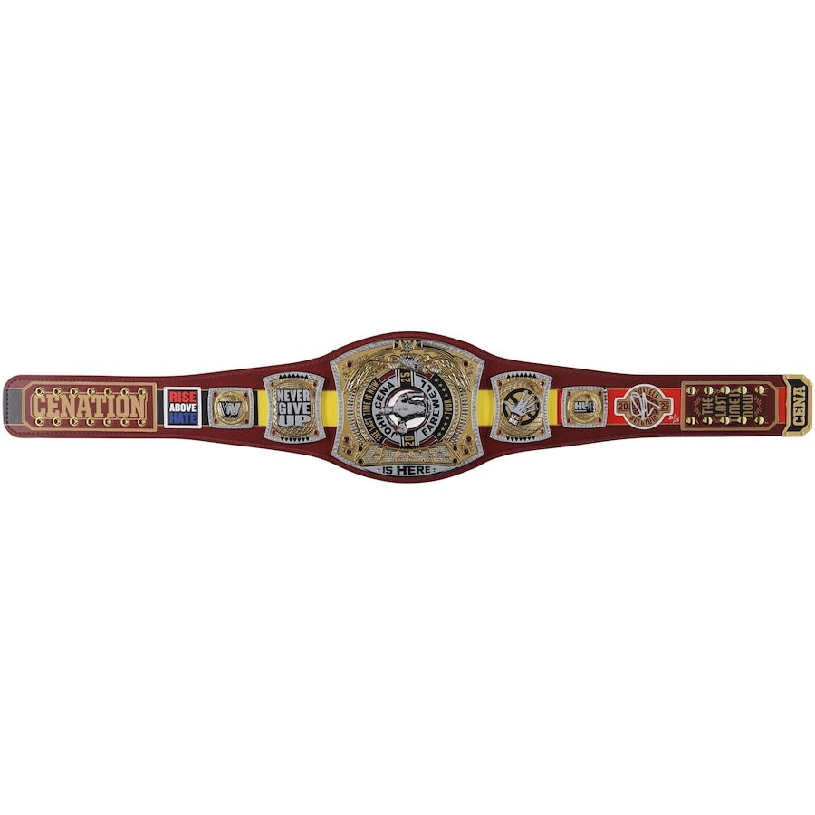 John Cena WWE Autographed 2025 Farewell Tour Brussels Replica Title Belt - Limited Edition of 25