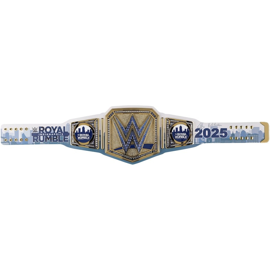 John Cena WWE Autographed 2025 Royal Rumble Replica Title Belt - Limited Edition of 25