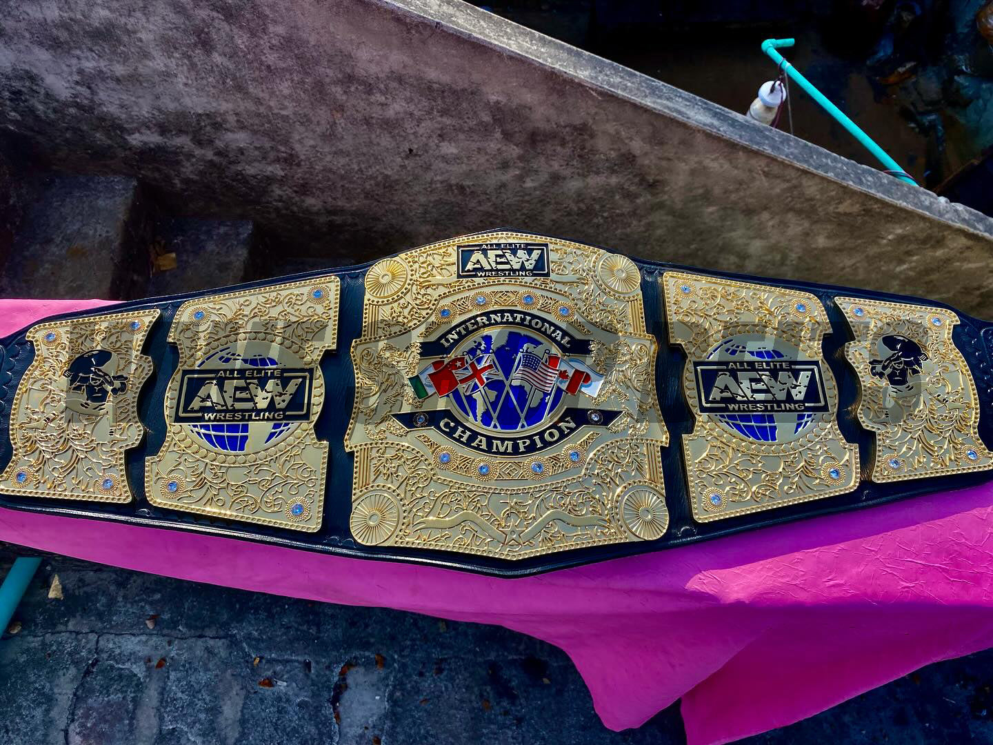 AEW International Championship Belt – Premium CNC Edition