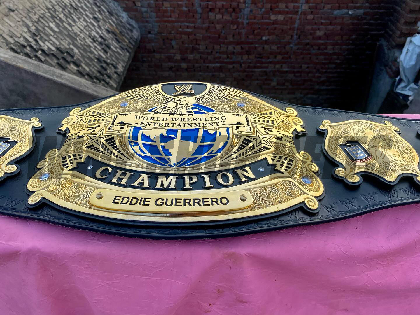 24K GOLD WWE Undisputed Championship Belt – Eddie Guerrero Edition CNC Belt