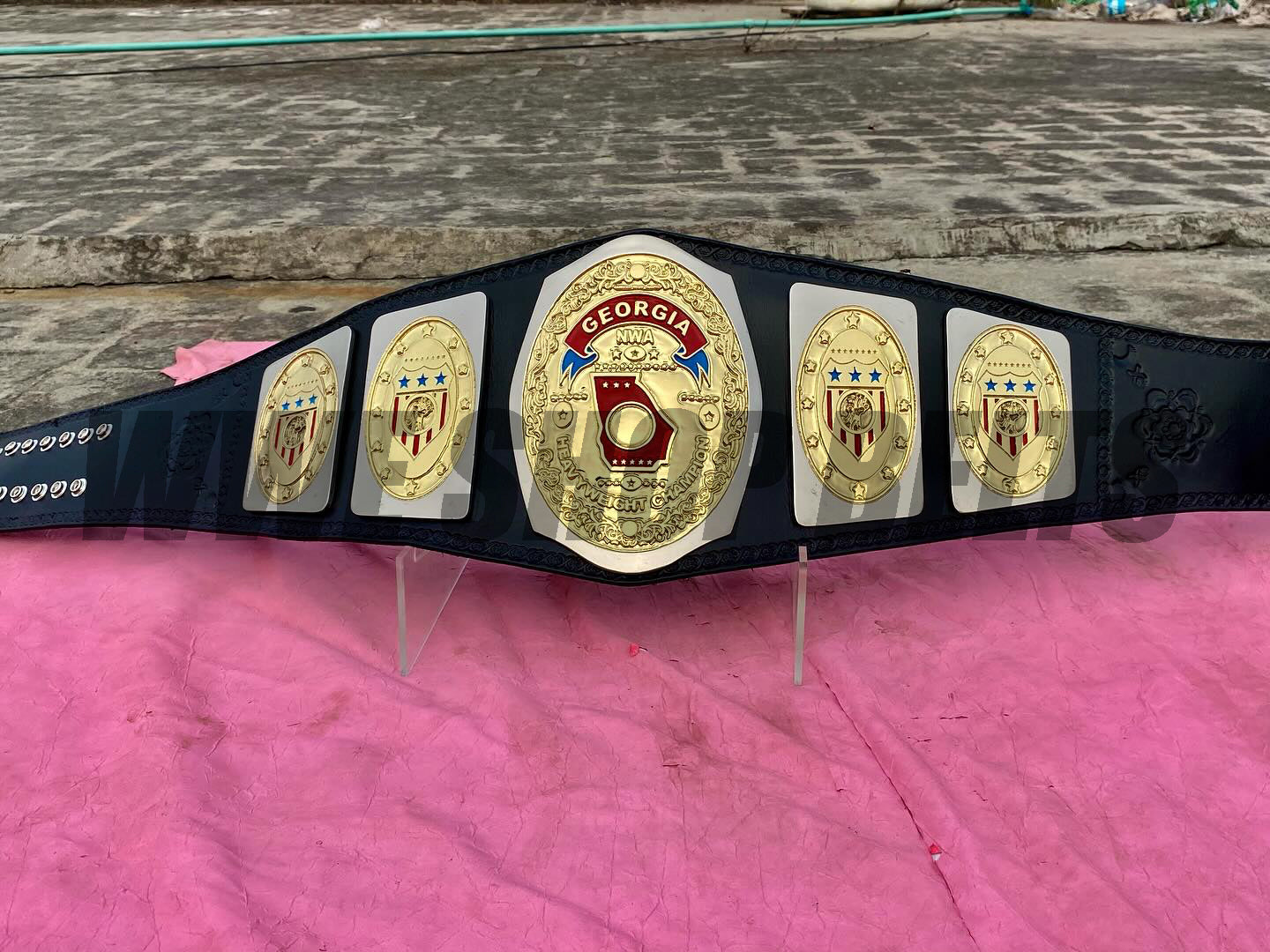 24KGOLD NWA Georgia Heavyweight Championship – Premium CNC Belt