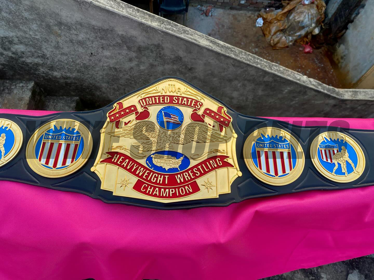 24K CNC United States Heavyweight Wrestling Championship Belt – Premium Replica Title
