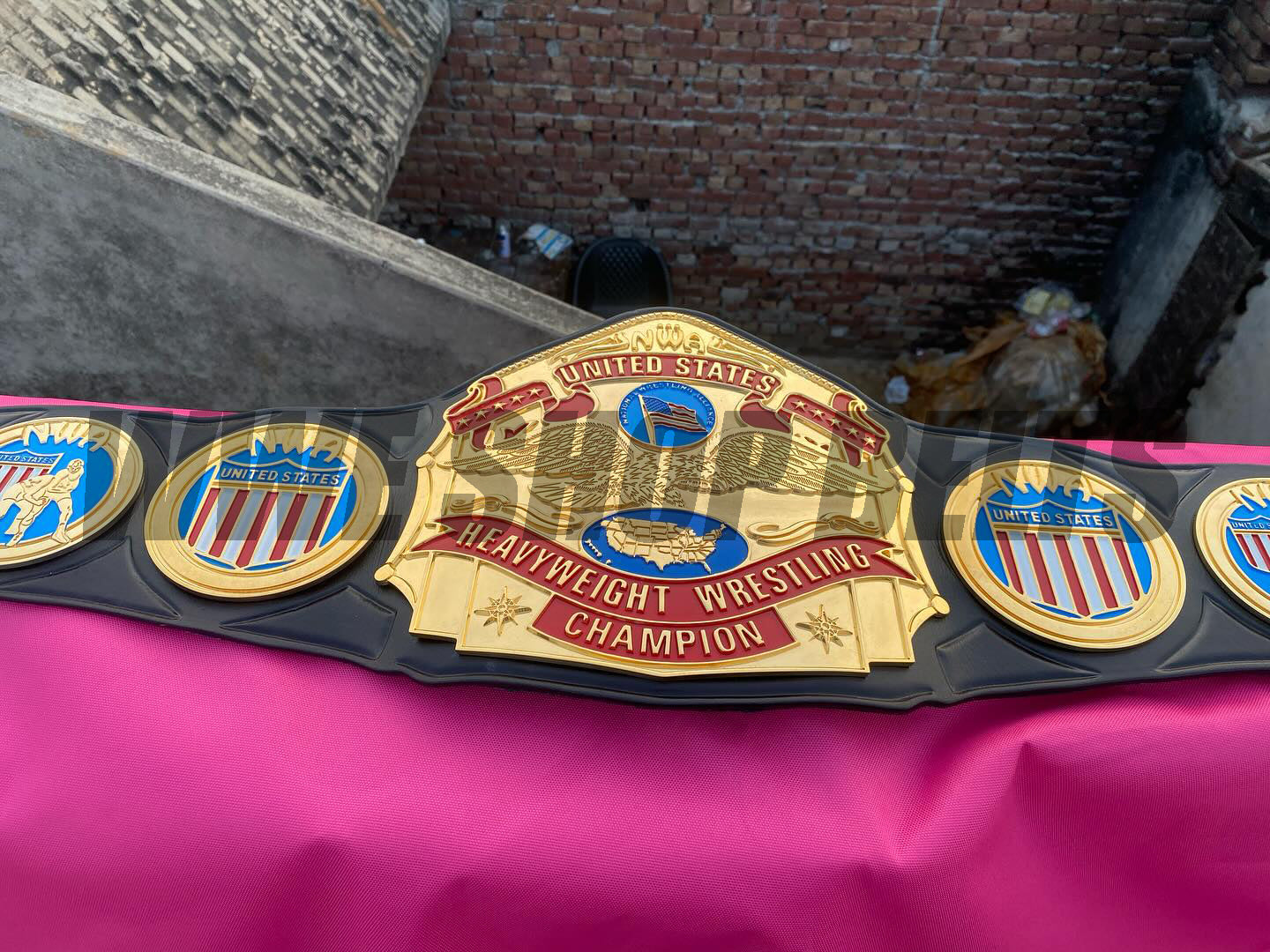 24K CNC United States Heavyweight Wrestling Championship Belt – Premium Replica Title