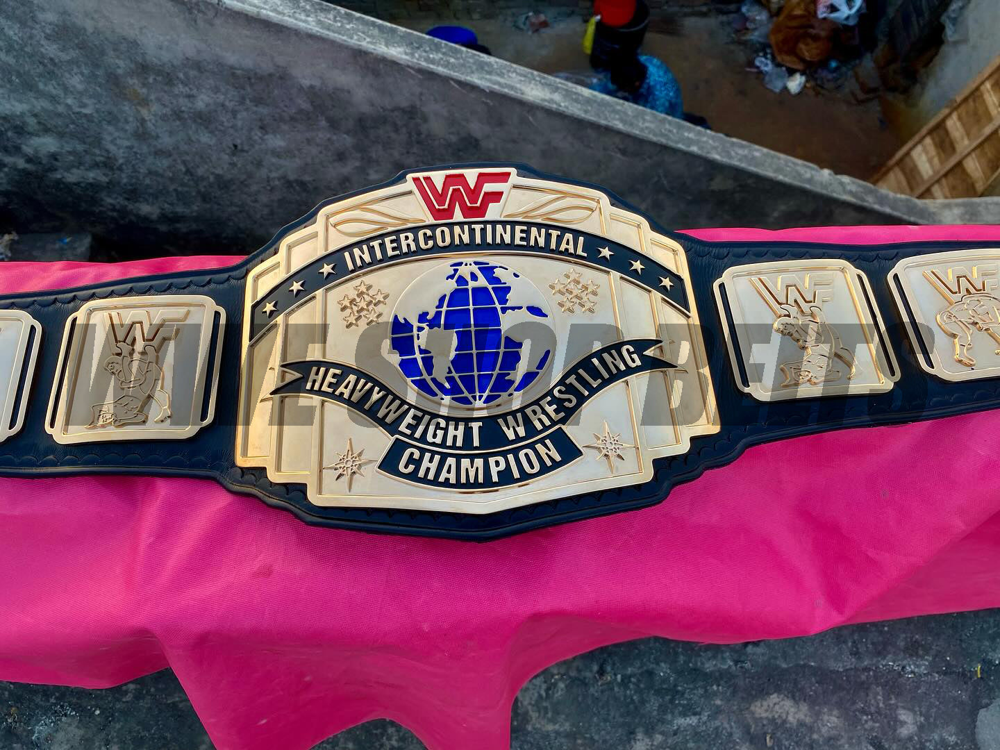 The 24K GOLD WWF Intercontinental World Premium CNC Championship Belt Replica