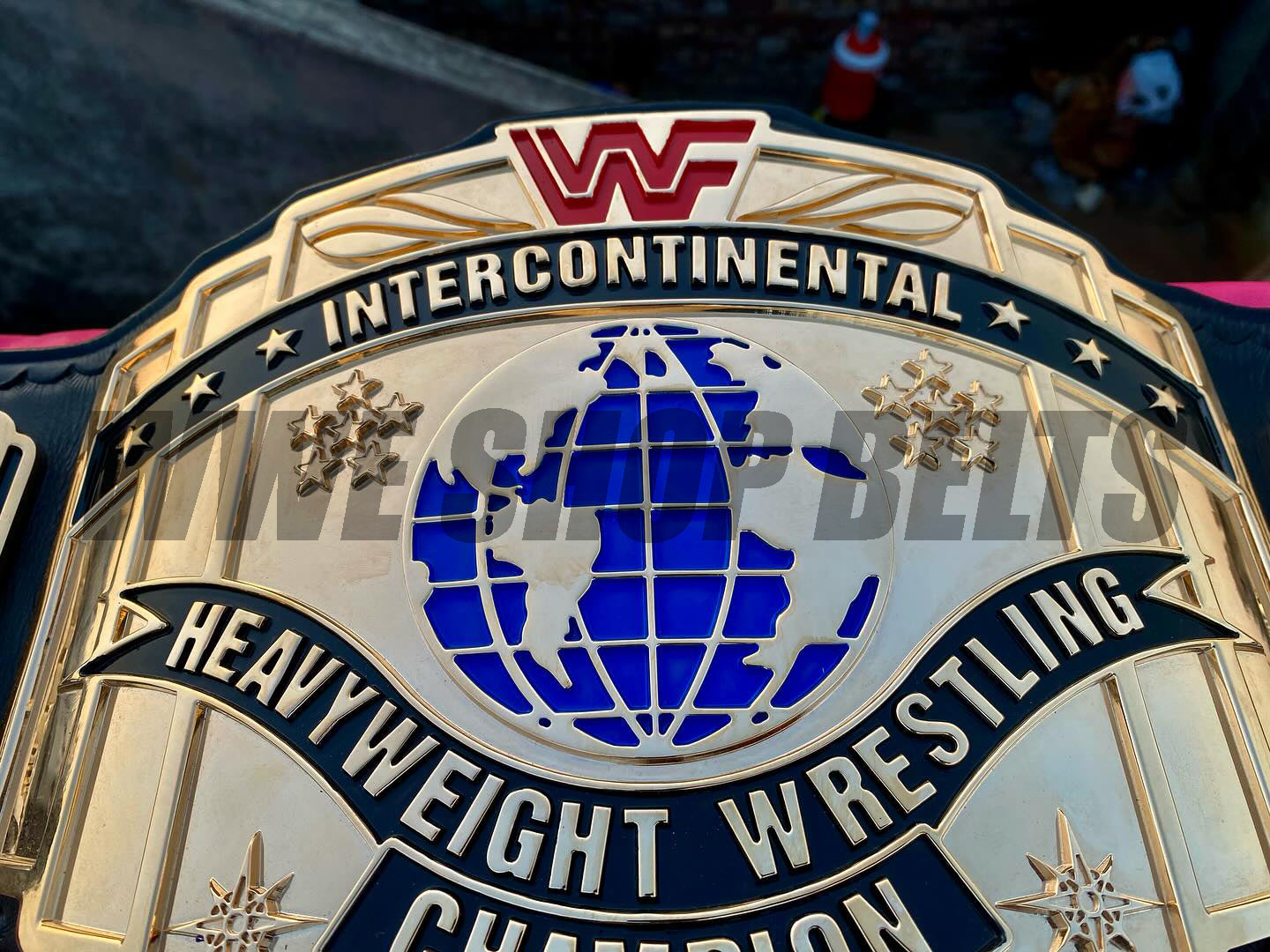 The 24K GOLD WWF Intercontinental World Premium CNC Championship Belt Replica