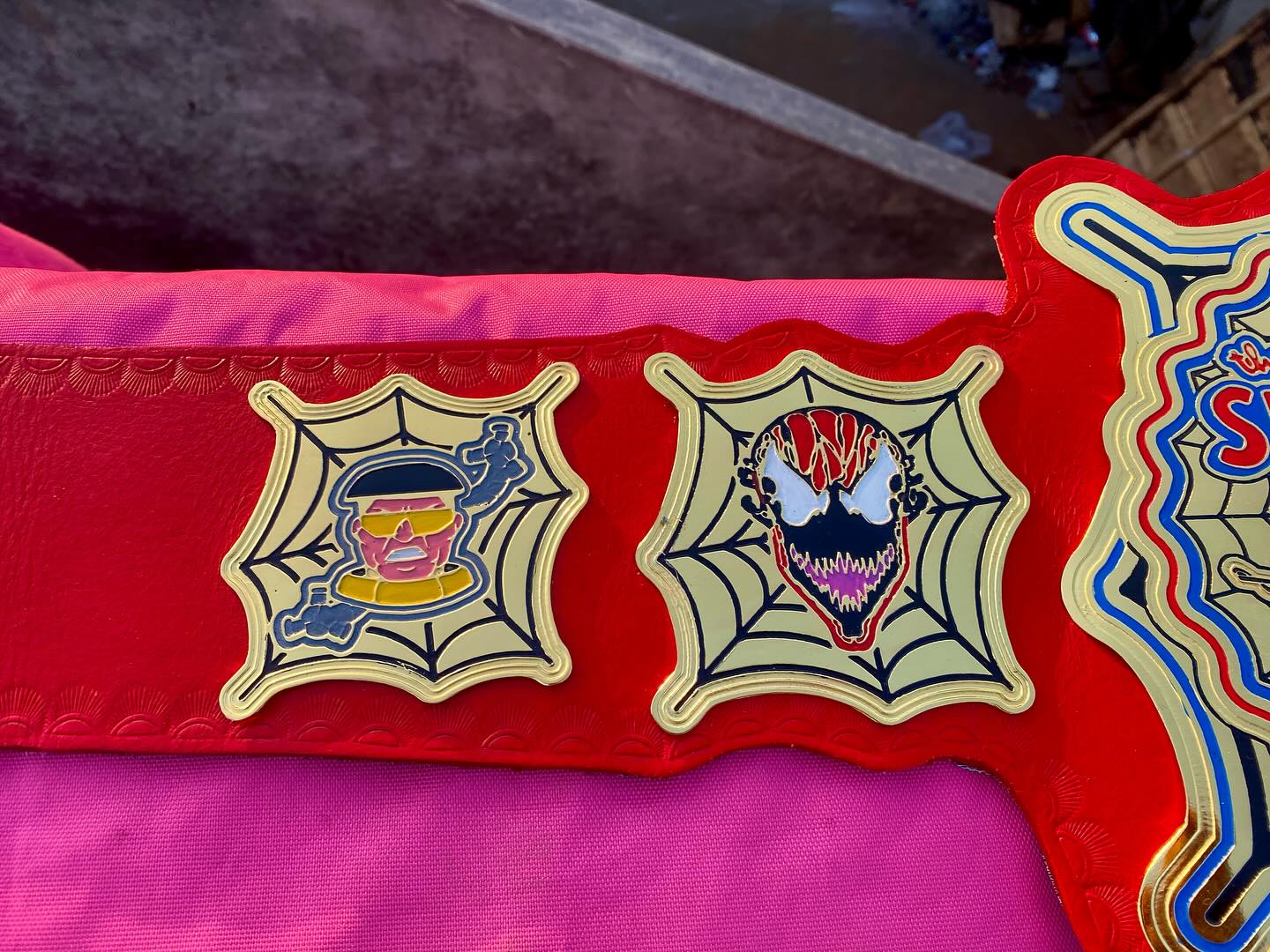 The Amazing Spider-Man Championship Belt – Red & Gold Collector Edition