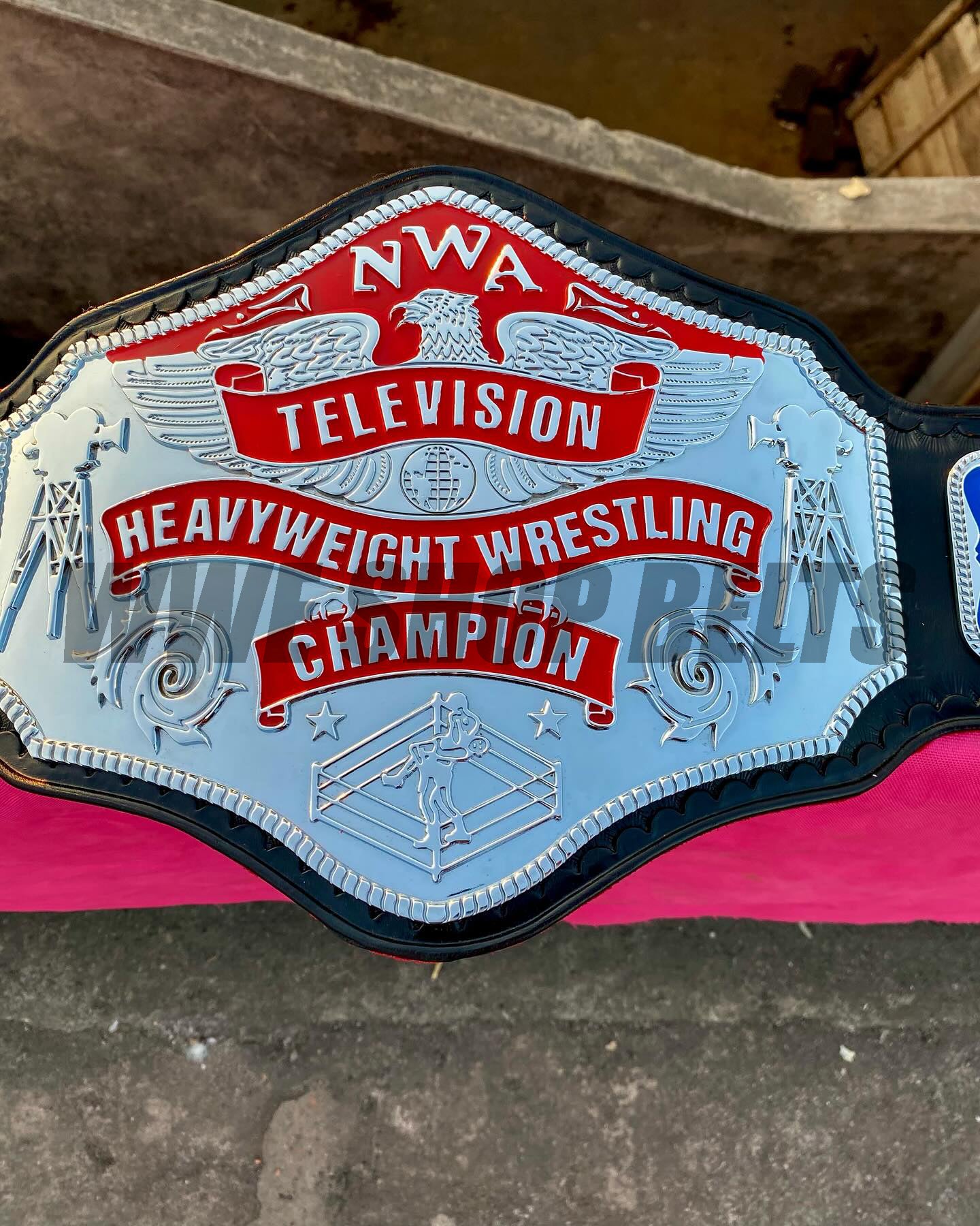 The 24K CNC NWA Television Premium CNC Championship Belt Replica
