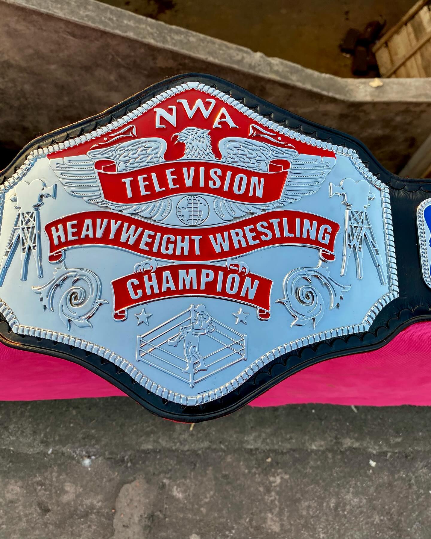 The 24K CNC NWA Television Premium CNC Championship Belt Replica
