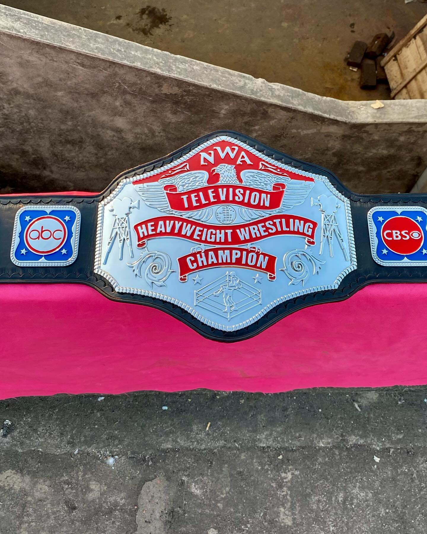 The 24K CNC NWA Television Premium CNC Championship Belt Replica
